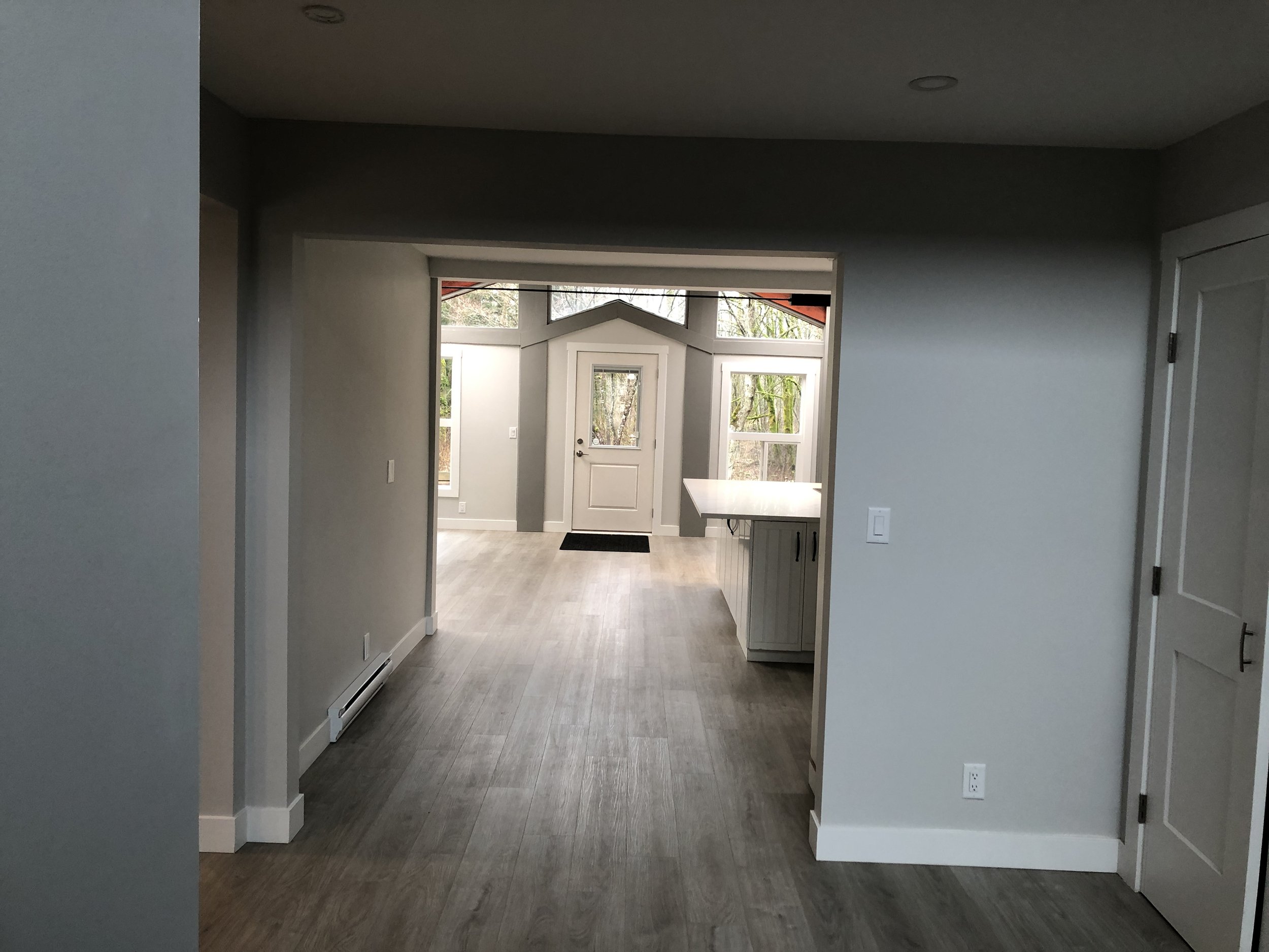 Front to Back Door After