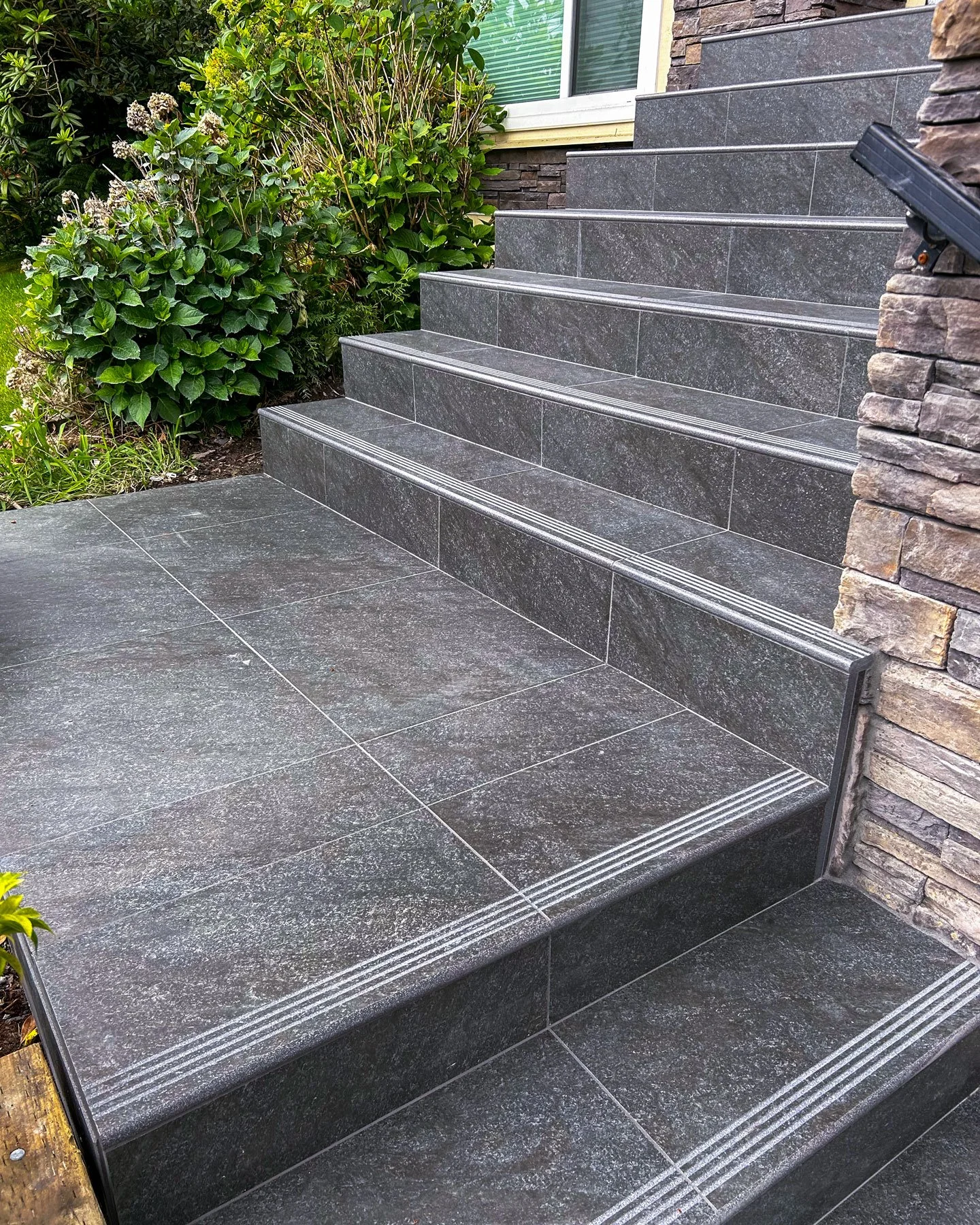 Tiling Steps - Side (After)