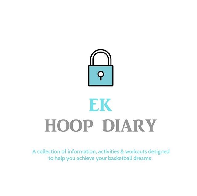 IT&rsquo;S HERE! 💃🏼 I am so excited to offer the EK Hoop Diary! This is a tool I have carefully designed to teach athletes the importance of the mental side of the game. The 24 page Hoop Diary is a balance of activities, information and accountabil