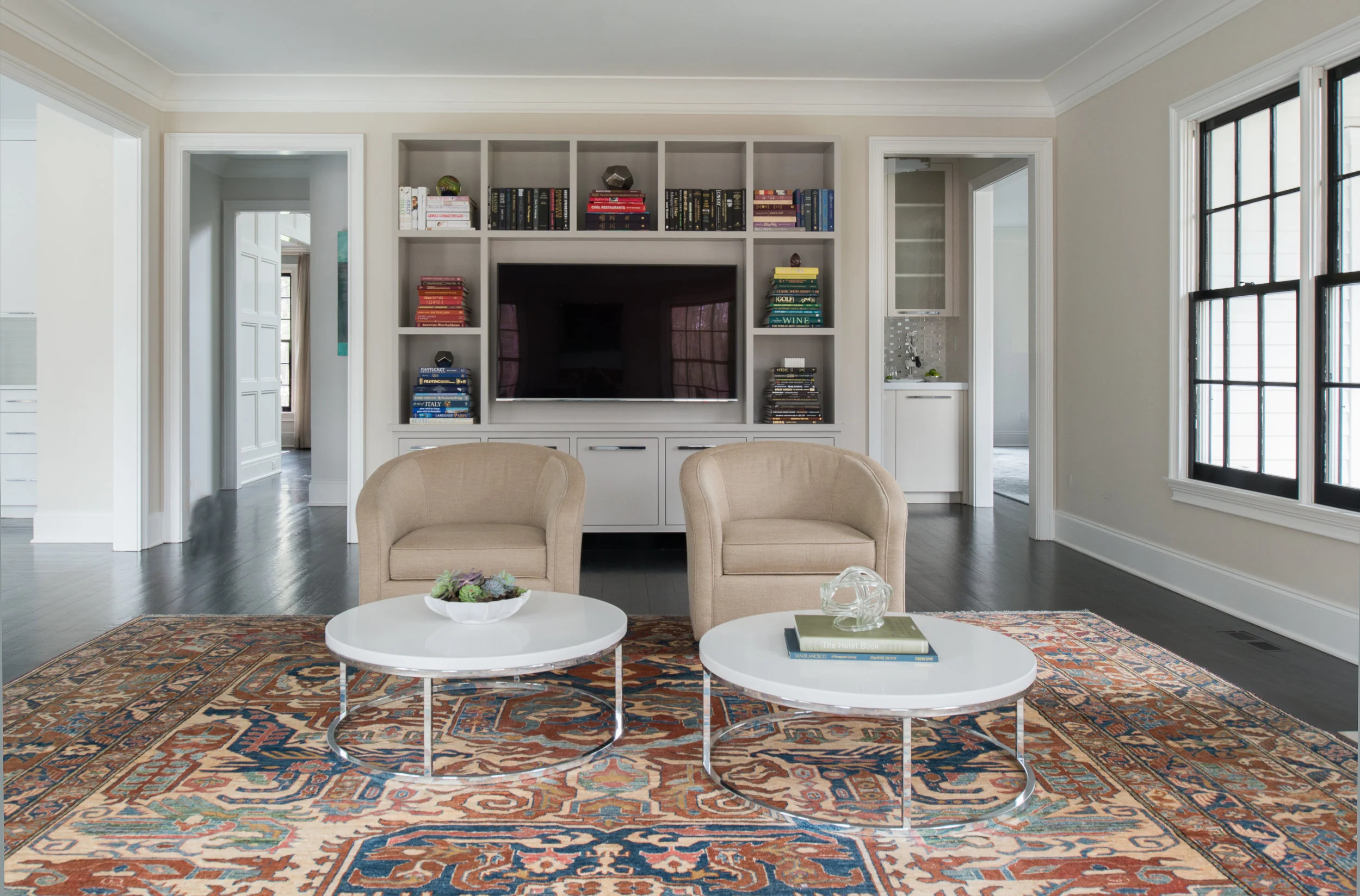 Family room built-ins