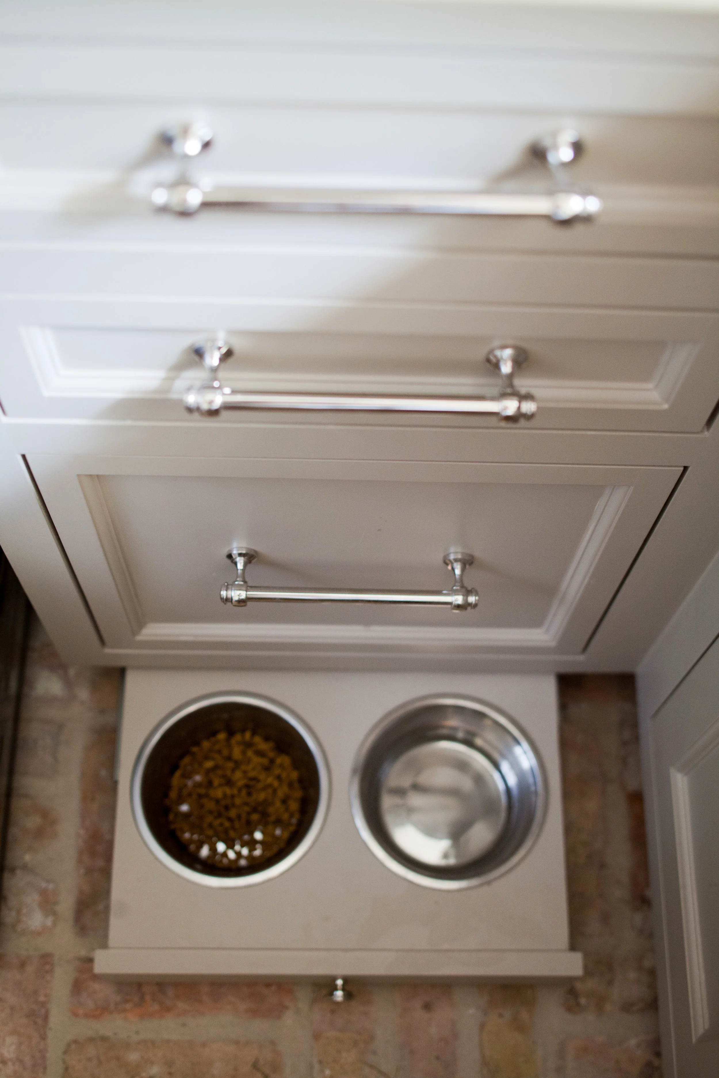 Utility room dog drawer