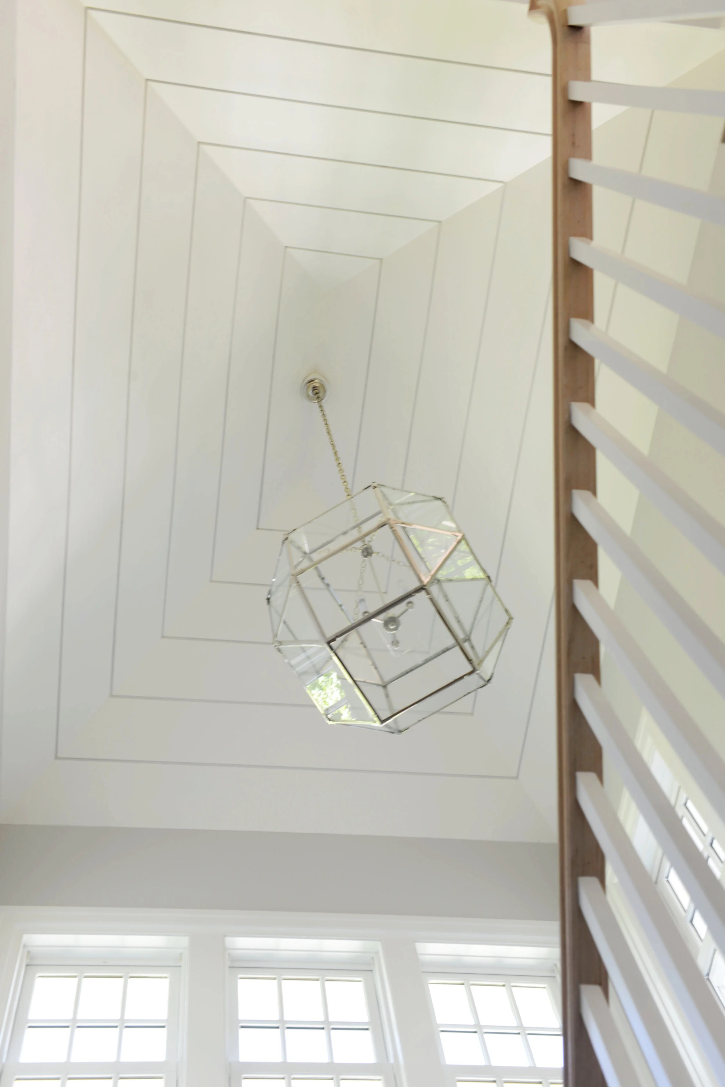 Wood Panel Ceiling and lighting detail