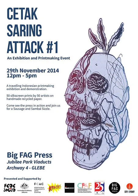 Bayu Widodo Exhibition at Big Fag Press