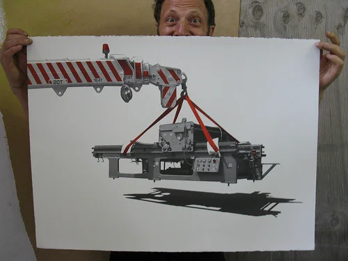 Big Fag Press Fundraising Crane Print