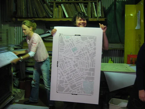 Big Fag Press prints MAPPING SYDNEY