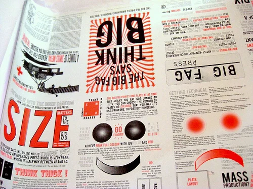 New Edition HOT PINK Big Fag Press Brochure Poster now available!