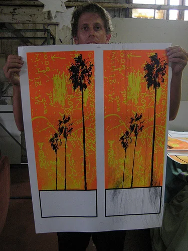 James Dodds Prints up a Pole Poster