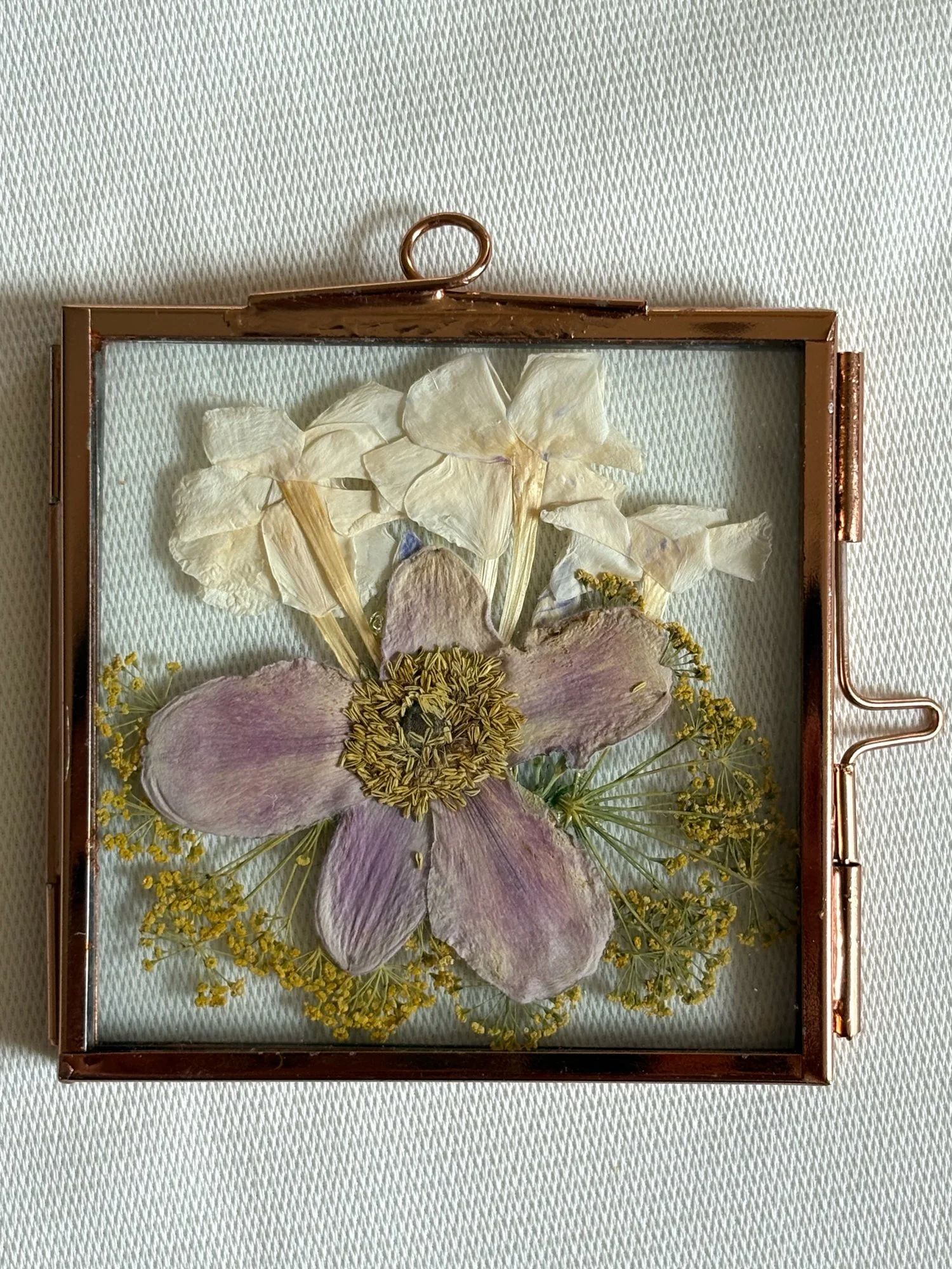 Mini Floral Memento Frame - 3x3"