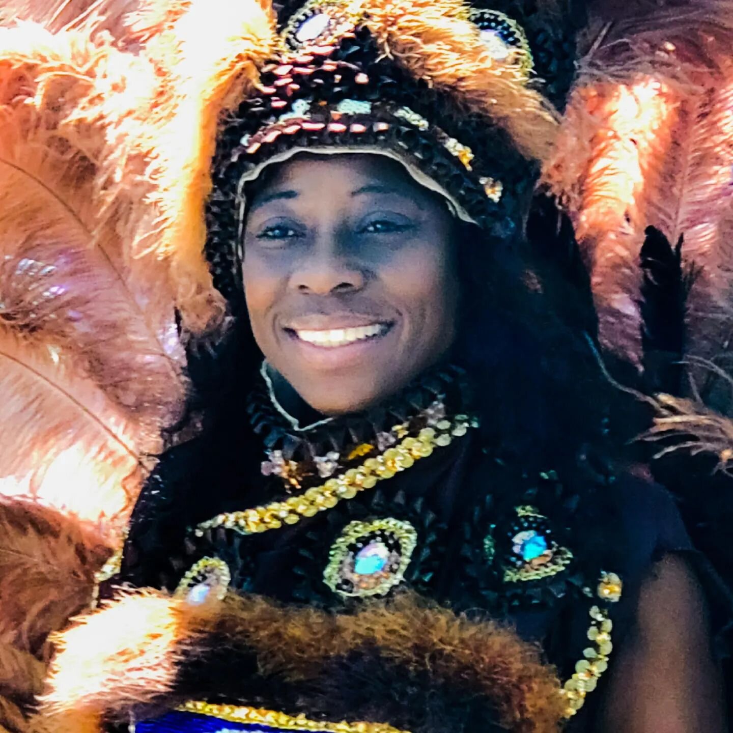 Beautiful Mardi Gras Indian