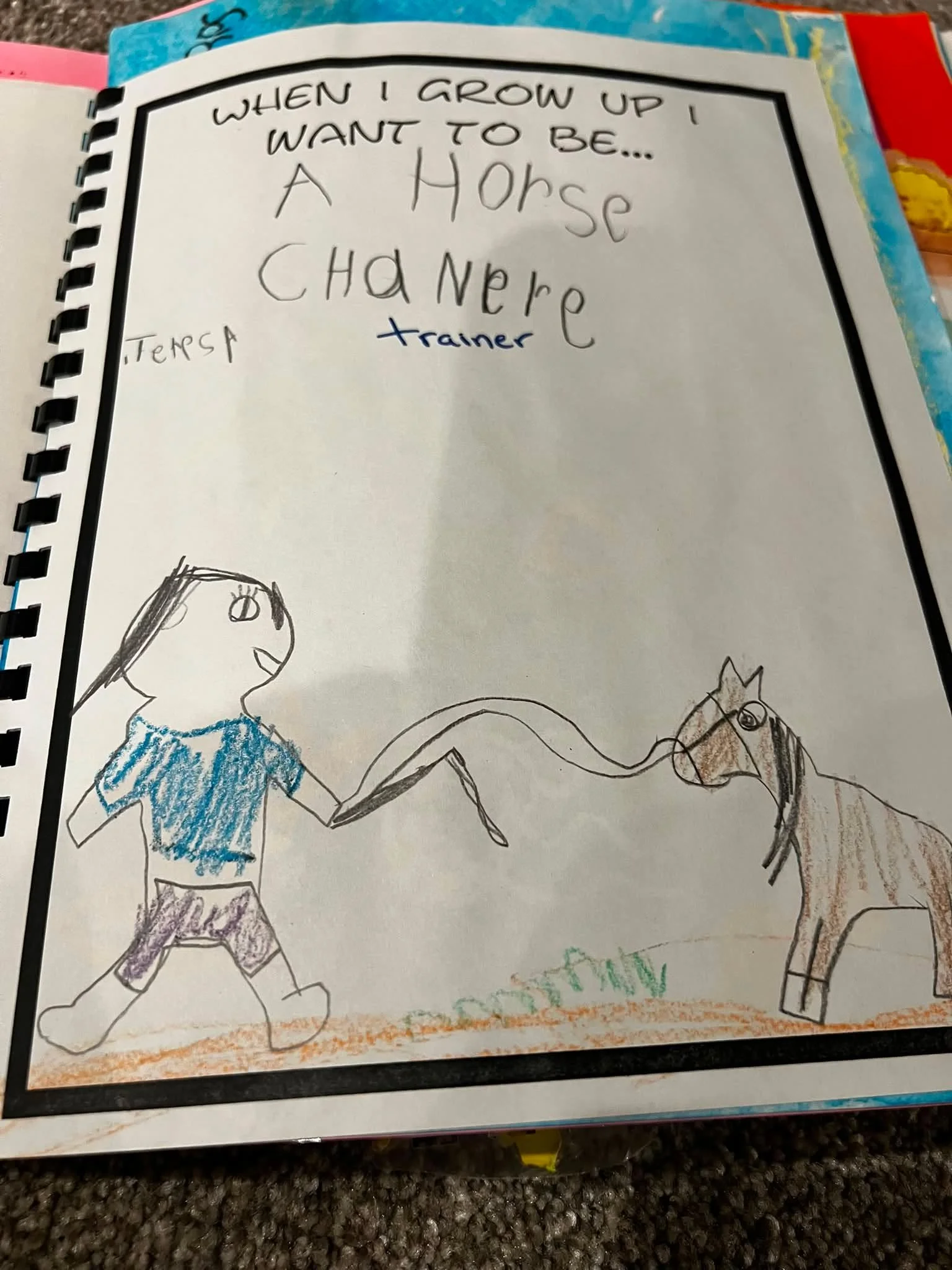 My mom sent this to me yesterday&mdash;I guess even in kindergarten I knew what I wanted to be! I&rsquo;m so thankful for this journey and all of the wonderful people I&rsquo;ve gotten to meet because of my profession as well 💜