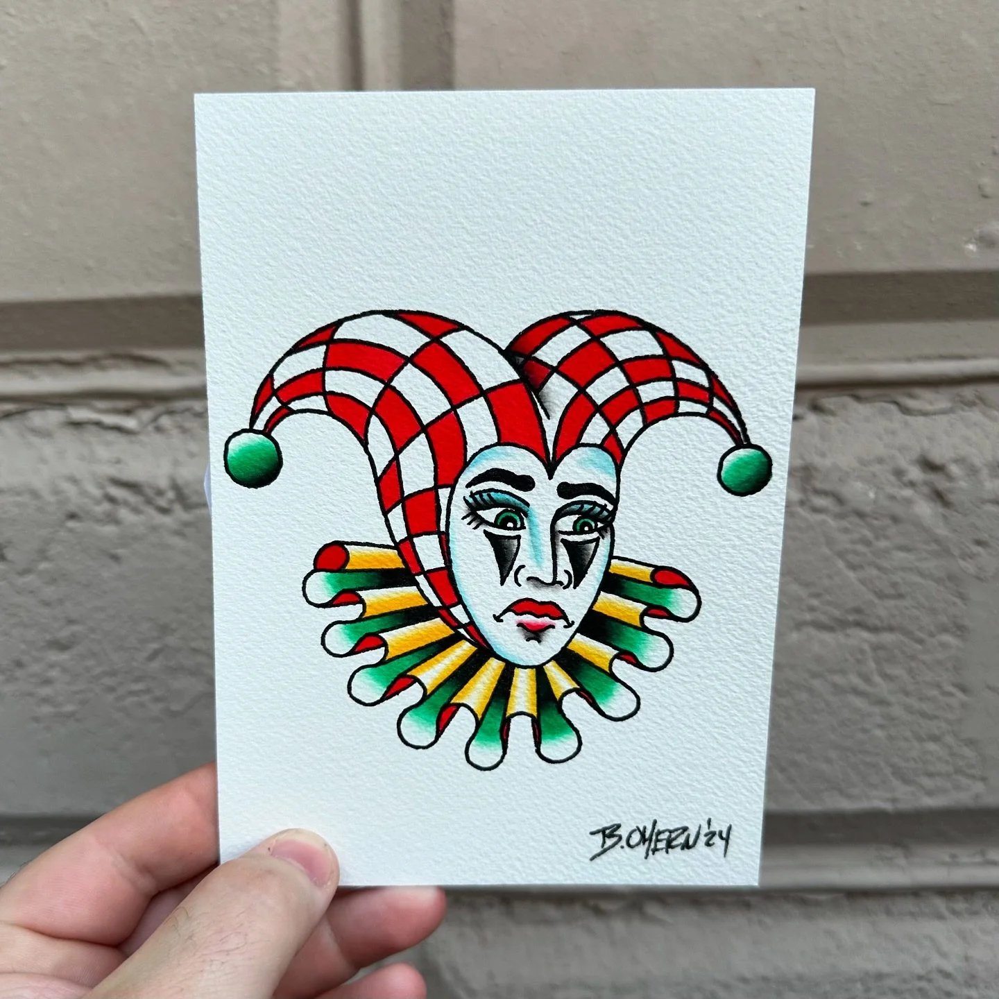 She's a jester and she's having a hard time. Cut her a break man.