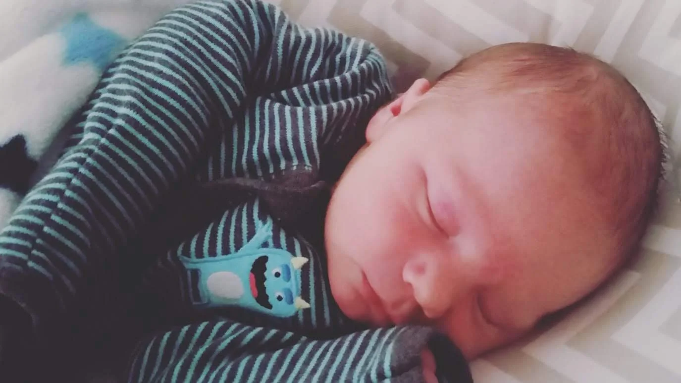 The sweetest little guy when he is sleeping. Moments of peace. :)