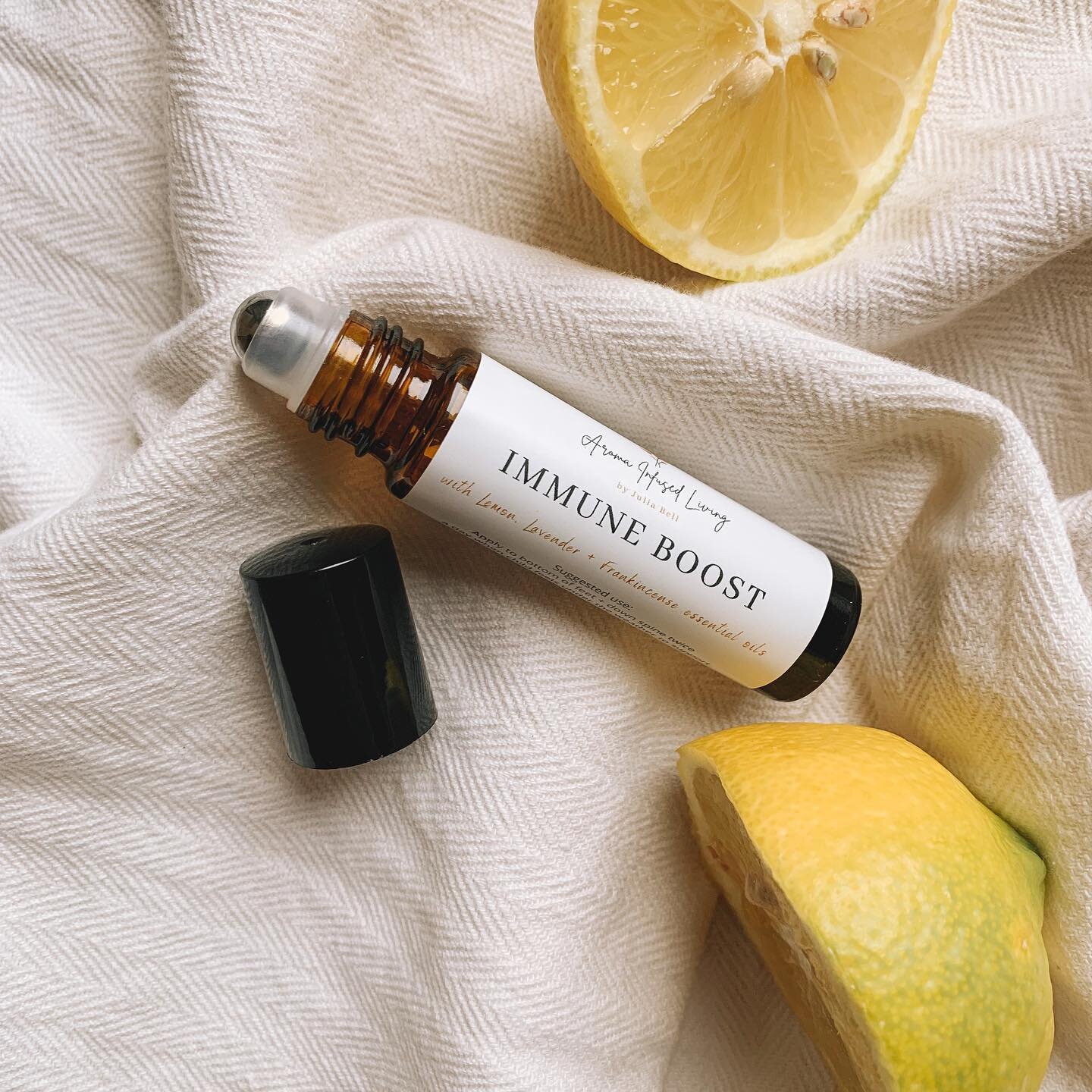 One of my favorite little tools to use when we - especially the boys - are under the weather: 

This Lavender, Lemon, Frankincense aromatherapy roll-on (in jojoba oil).

I apply it to their spines and massage it on bottom of their little feet usually