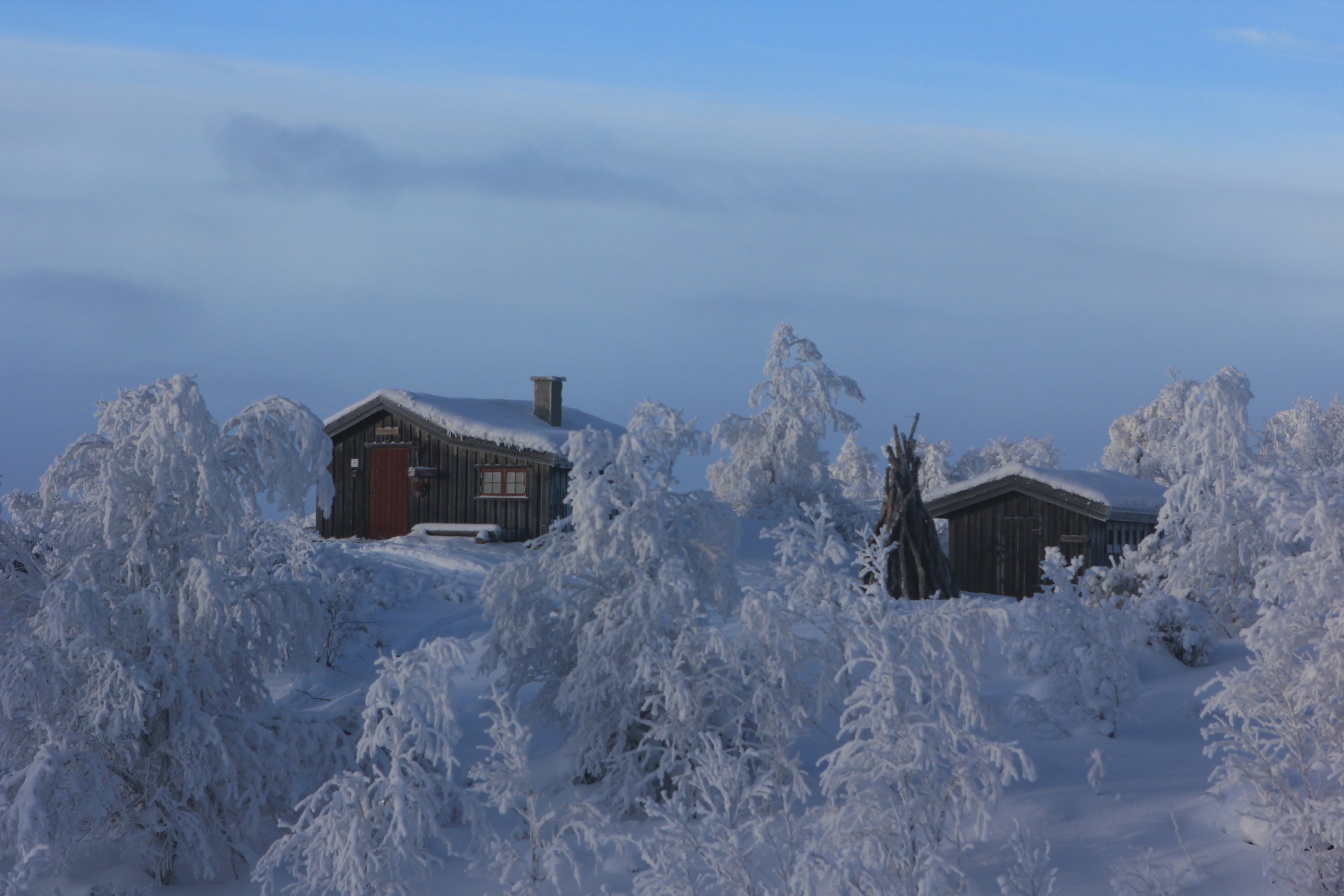  Leppehytta, 15. desember 2023 (foto: Gausdal fjellstyre) 