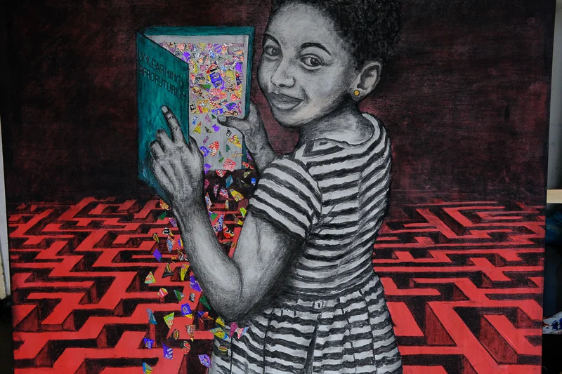 "Unlearning afrofuturism" von Goodlord Shoyisa