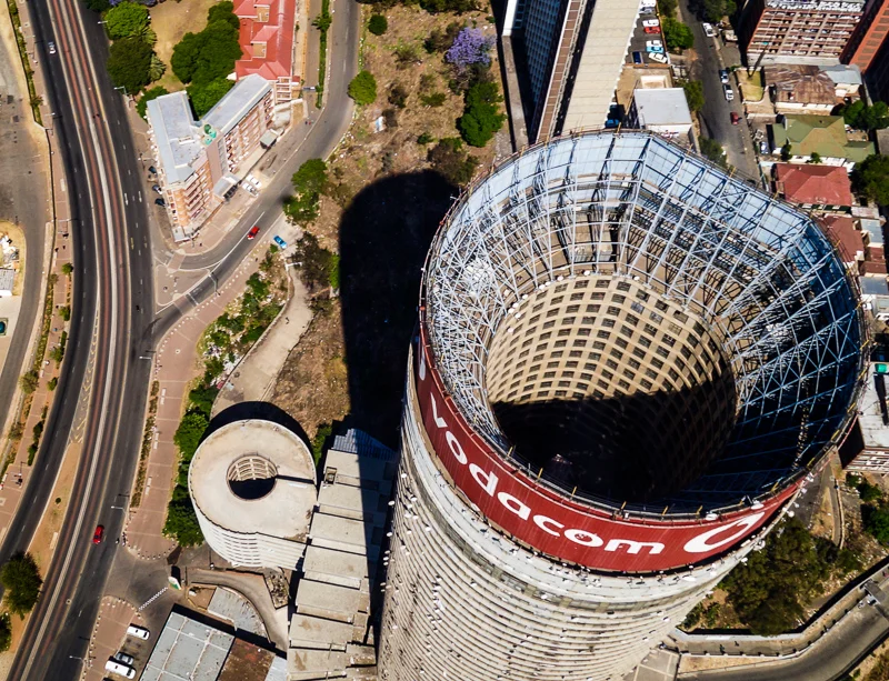 Helikopterflug 2015, Ponte Tower von oben