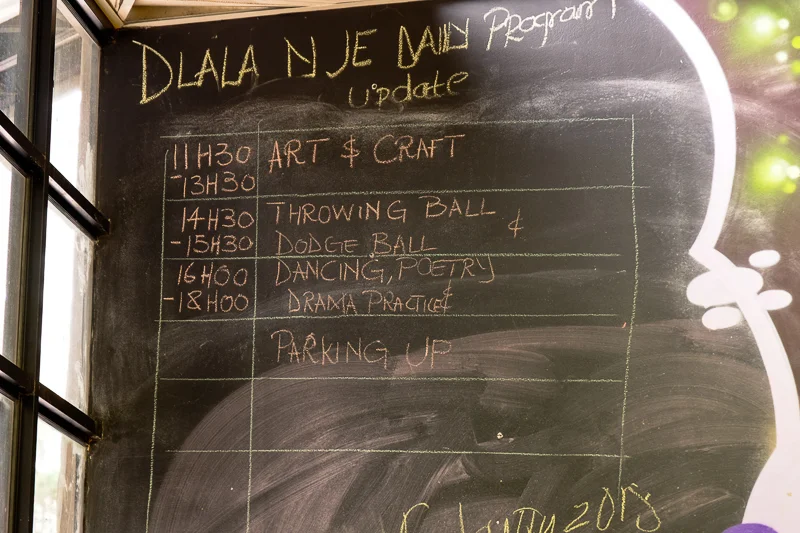 Ein Tagesprogramm für die Kinder von Hillbrow
