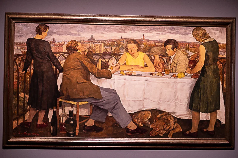 Abend über Potsdam, entstanden 1930 und das großformatige Hauptwerk von Lotte Laserstein
