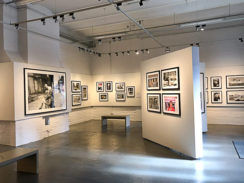 Ausstellungsraum in der Kulturbrauerei