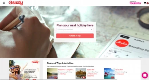 Airasia Akuisisi 50% Saham Touristly, Startup Perencanaan  Perjalanan