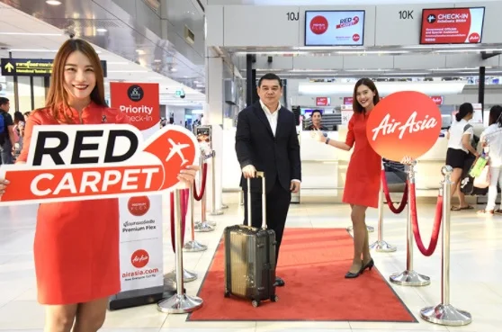 แอร์เอเชียเปิด “Red Carpet” ตอบโจทย์คนชอบบริการเหนือระดับ