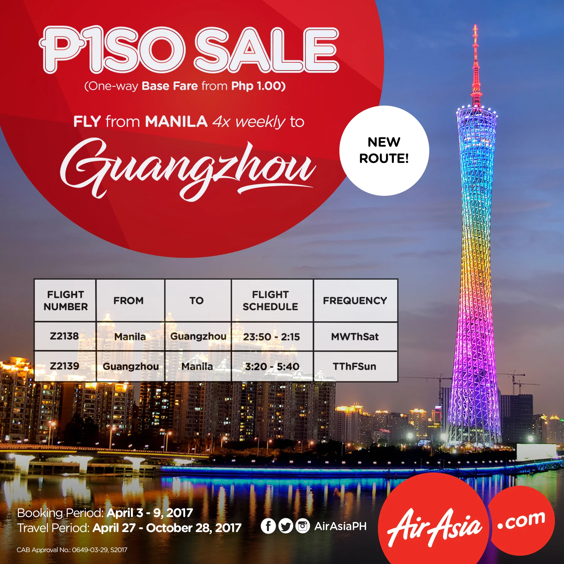 AirAsia expands China network with new Manila-Guangzhou route