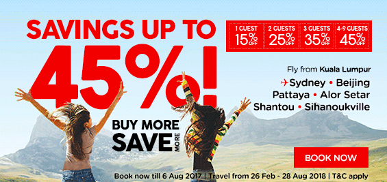 Beli banyak lebih jimat dengan AirAsia!