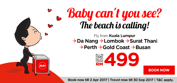 Baby can’t you see, pantai idaman untuk anda!