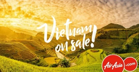 One-way fares to Vietnam from $129* with AirAsia