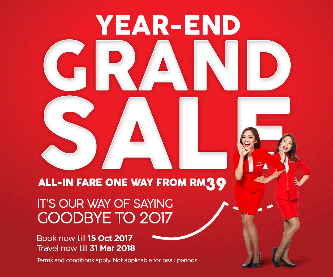 End your year great with AirAsia’s Year-End Grand Sale!