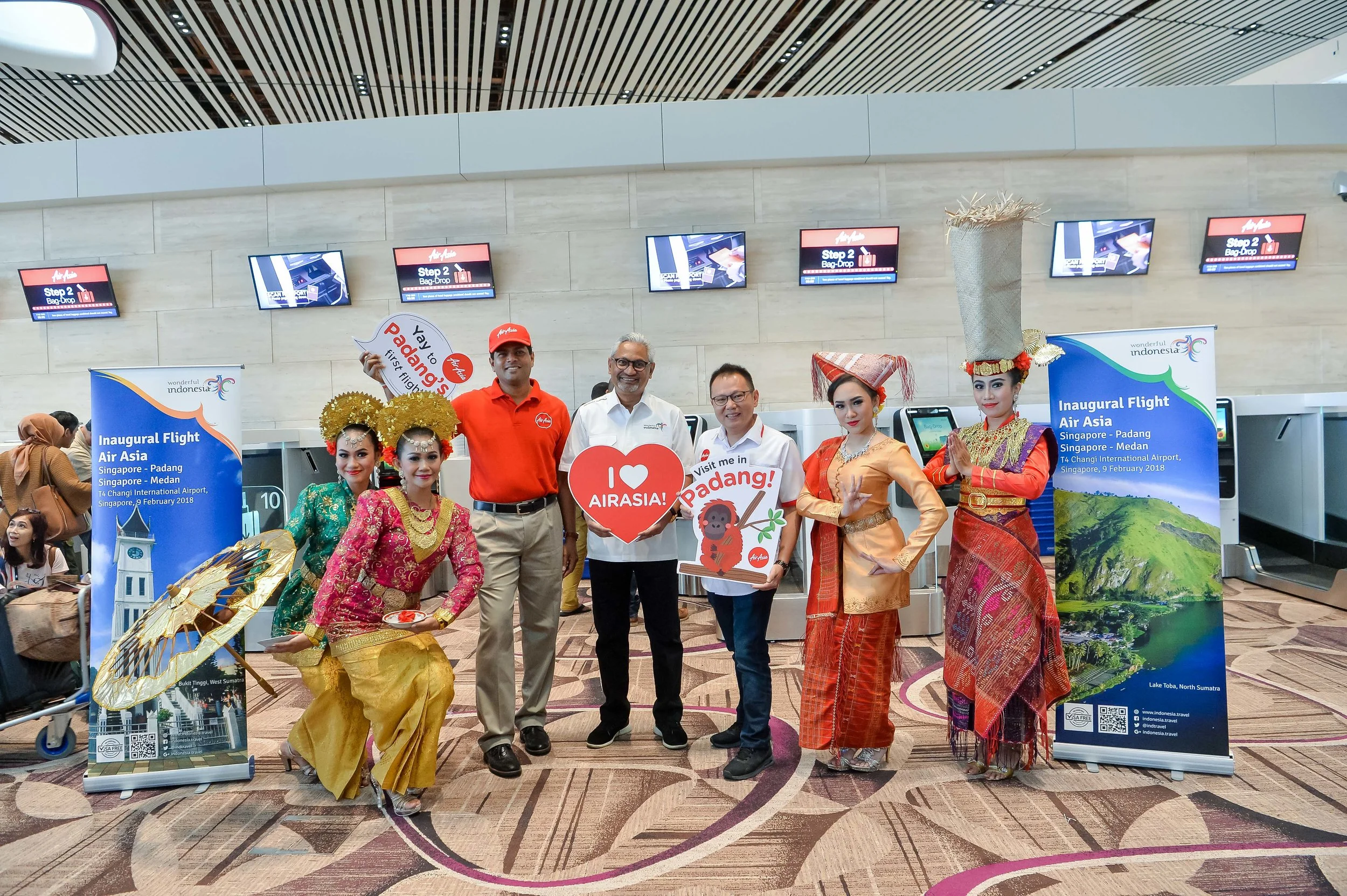 AirAsia Indonesia celebrates two international inaugural flights to Medan and Padang