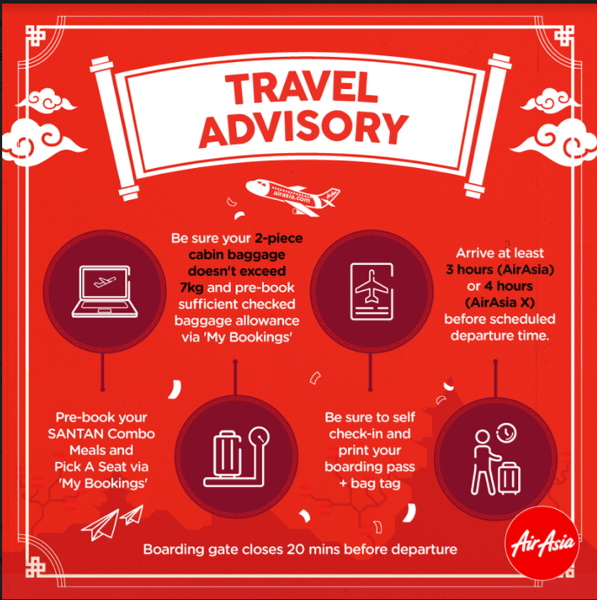 Arrive Early And Self Check In To Kick Start The Chinese New Year Holidays Airasia Newsroom