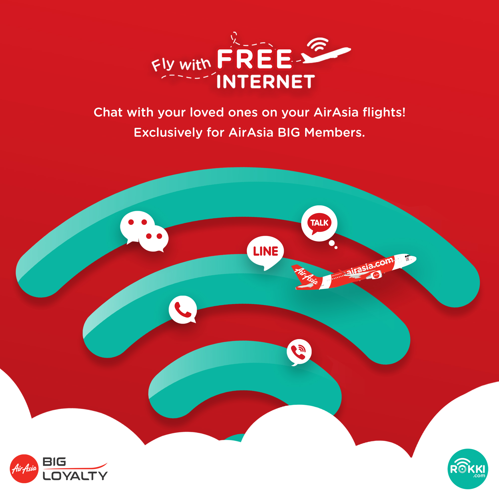 AirAsia expands free inflight internet on ROKKI flight