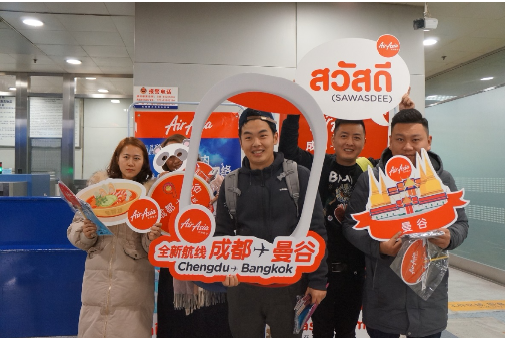 แอร์เอเชีย ต้อนรับผู้โดยสารเที่ยวบินตรงสู่เมืองจีน เริ่มบินแล้ว กรุงเทพฯ-เฉิงตู และ ภูเก็ต-คุนหมิง