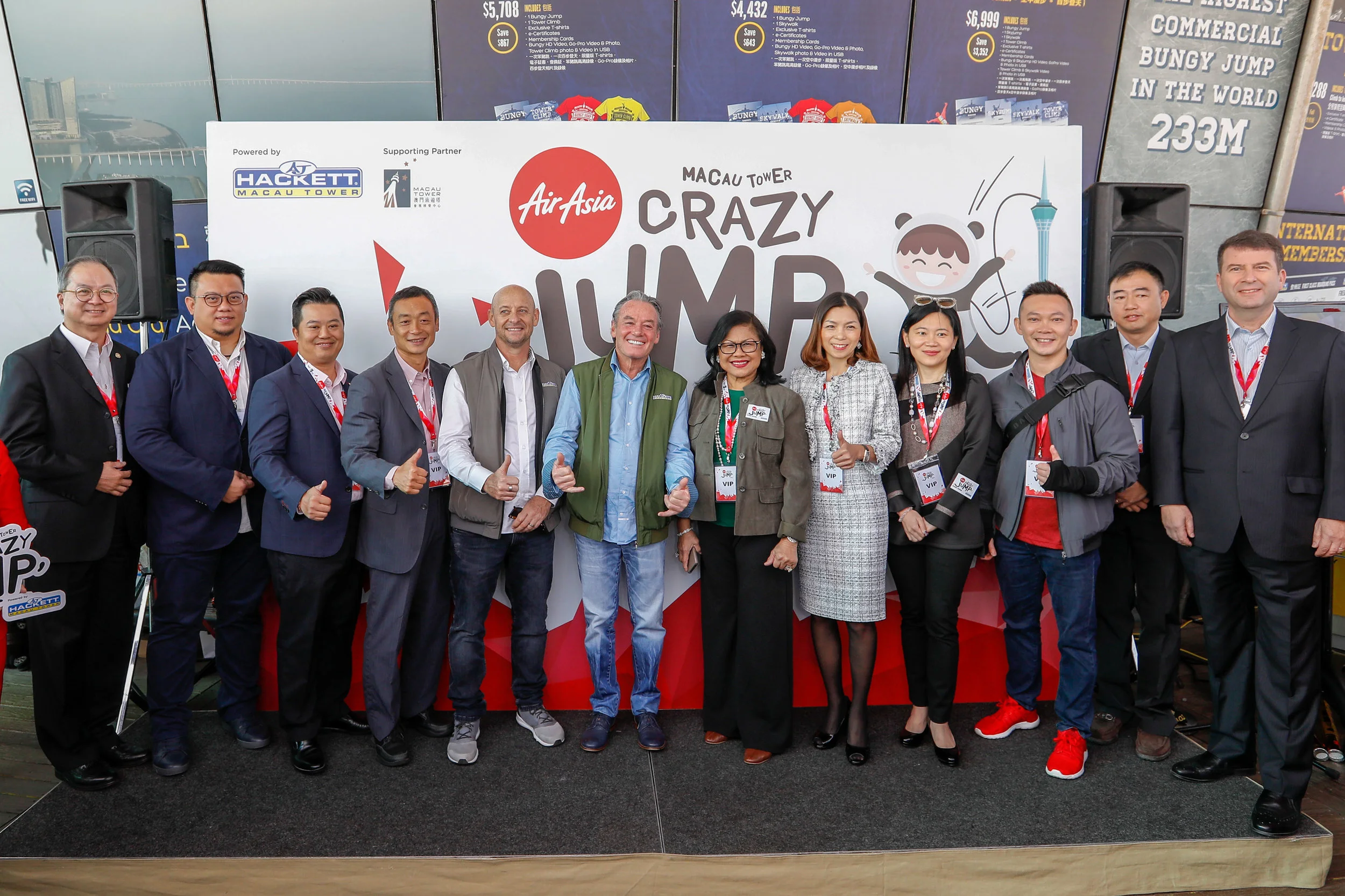 AirAsia 及 AJ Hackett 召集亞太選手 挑戰澳門旅遊塔第七屆「瘋狂笨豬跳」