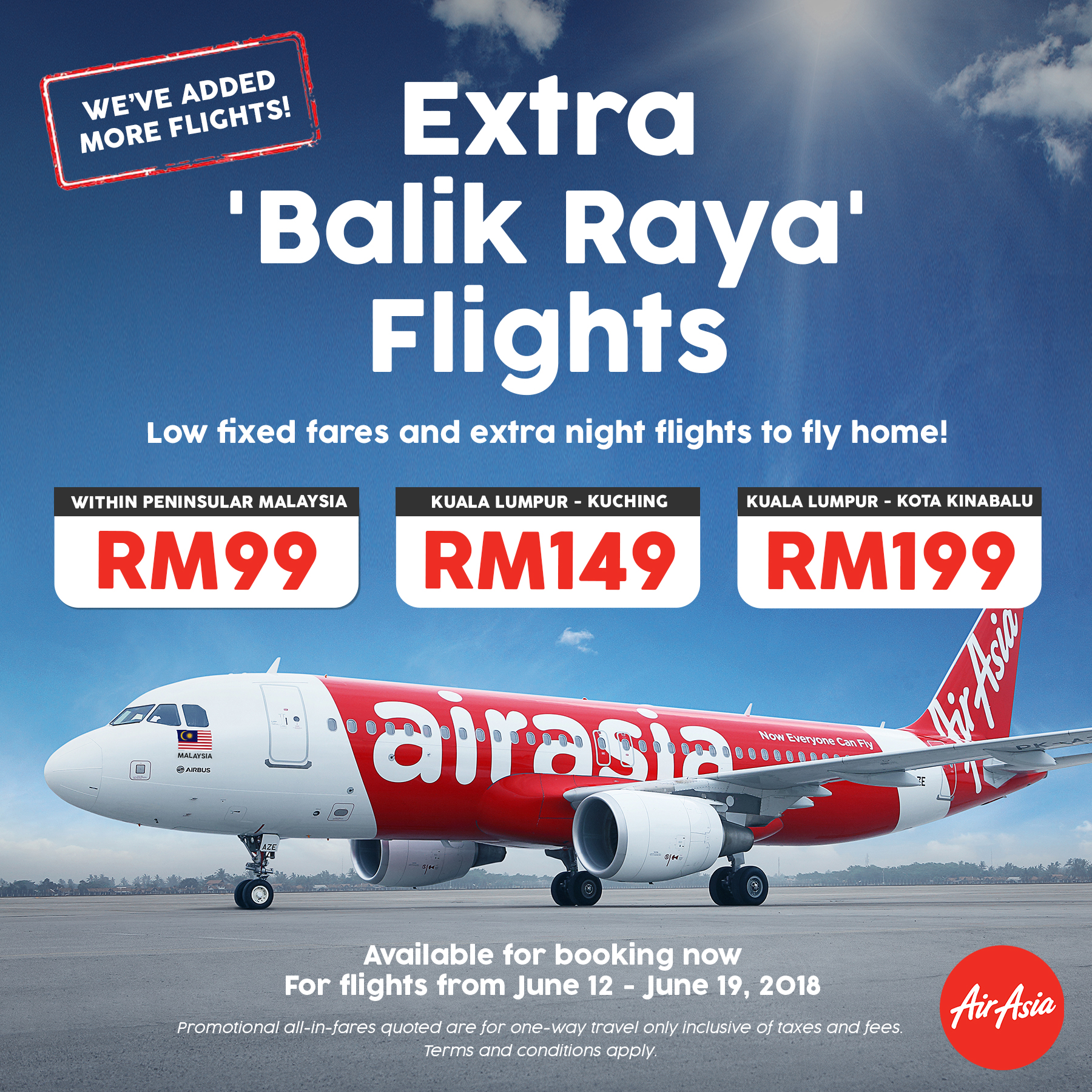 Airasia Balik Raya Low Fixed Fares To Sabah Now Available Airasia Newsroom