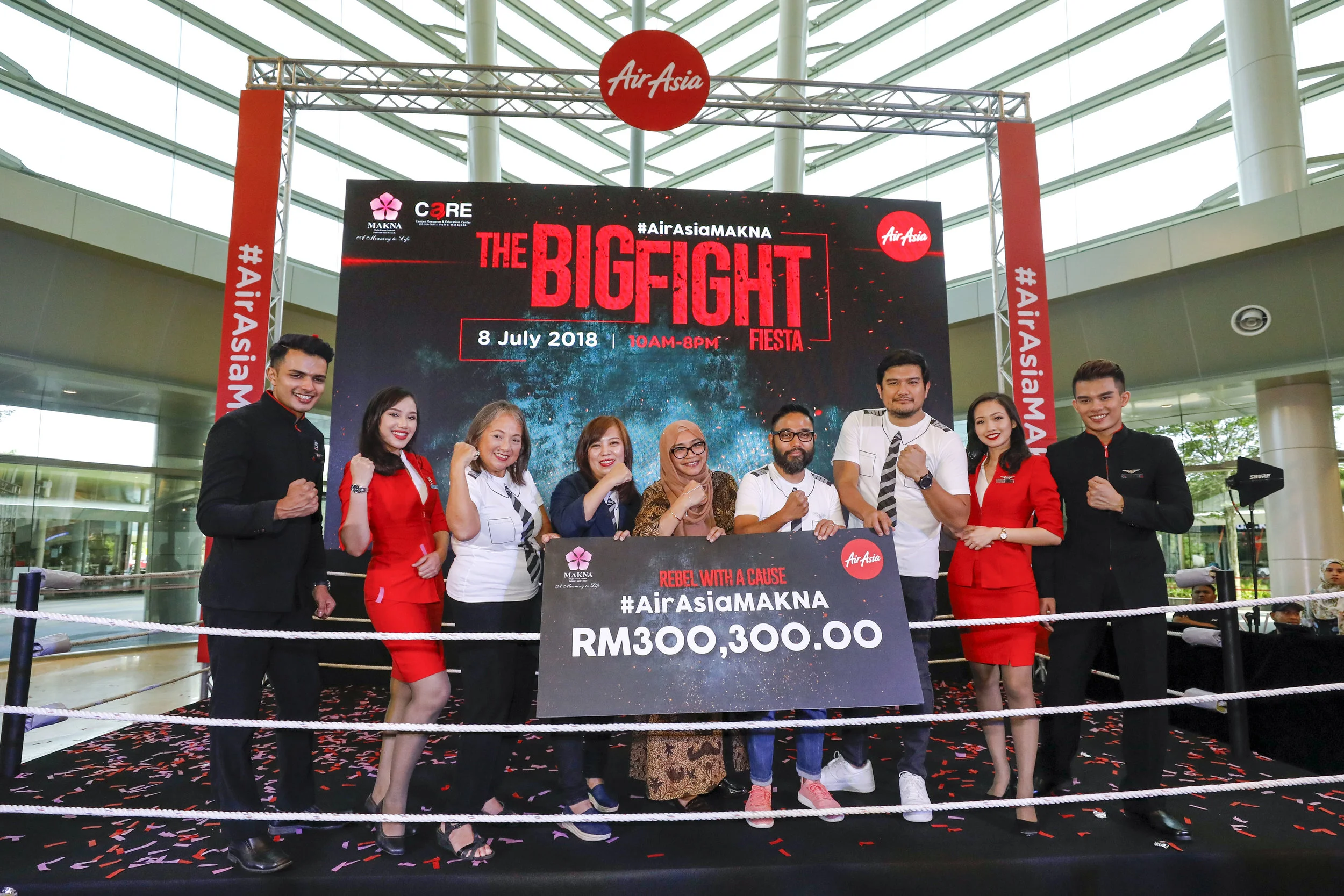 #AirAsiaMAKNA第三年癌症醒觉活动成功筹集300,300令吉