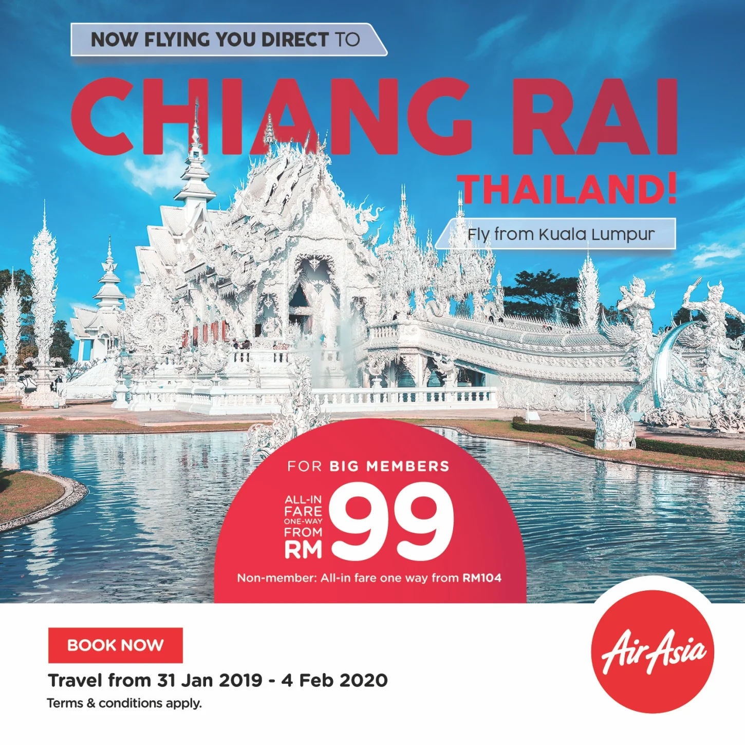 AirAsia launches Kuala Lumpur - Chiang Rai route