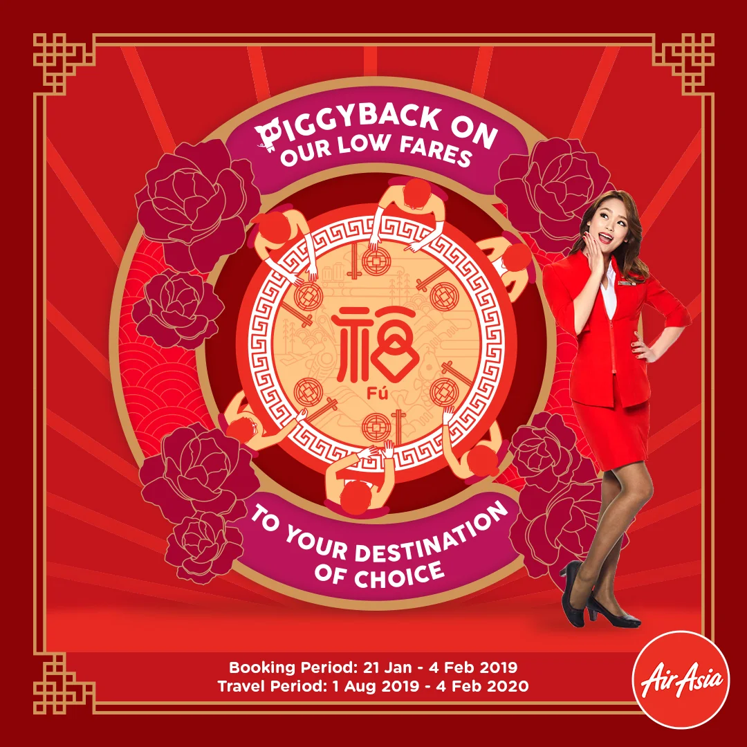 AirAsia offers bountiful deals this Chinese New Year