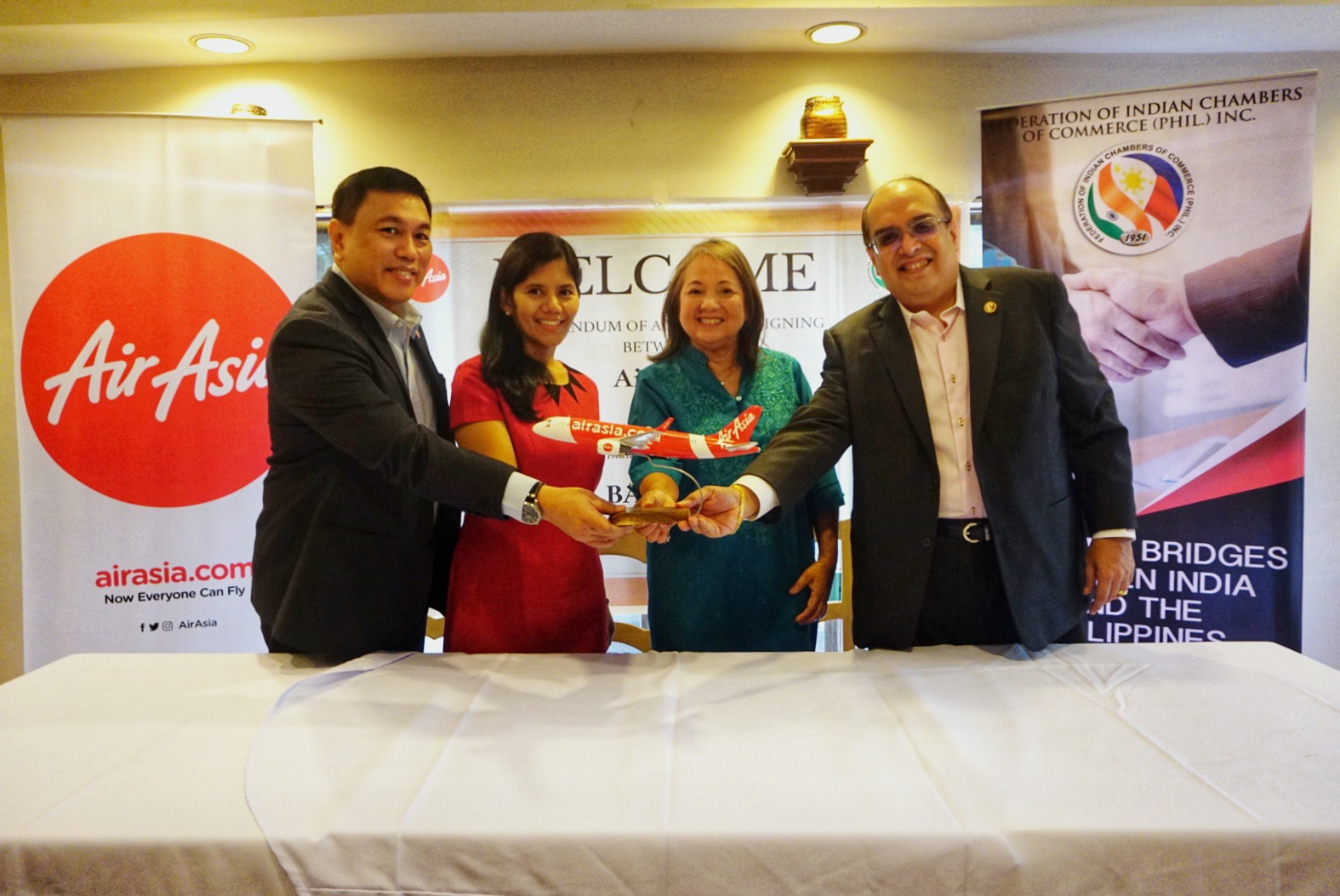 AirAsia inks partnership with Federation of Indian Chamber of Commerce in the Philippines (FICCI)