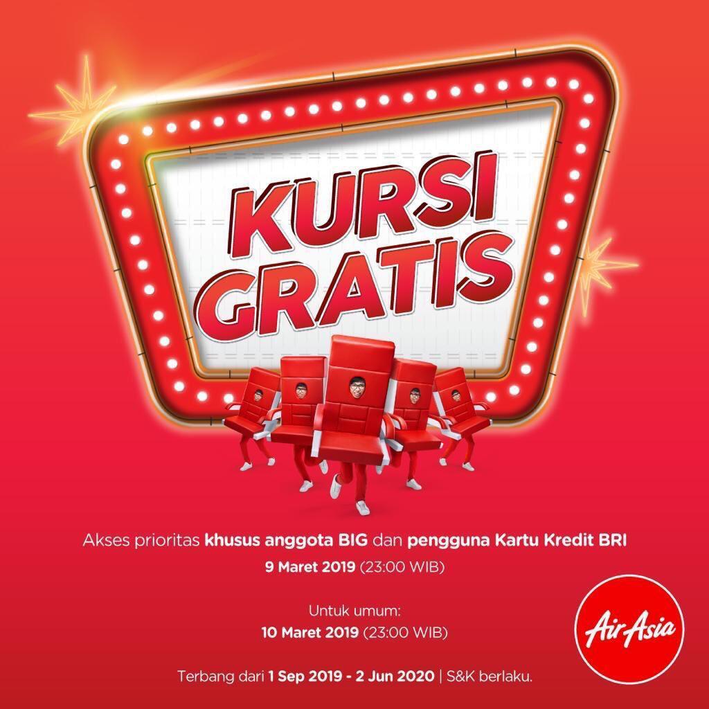 Mengejar Promo Kursi Gratis AirAsia
