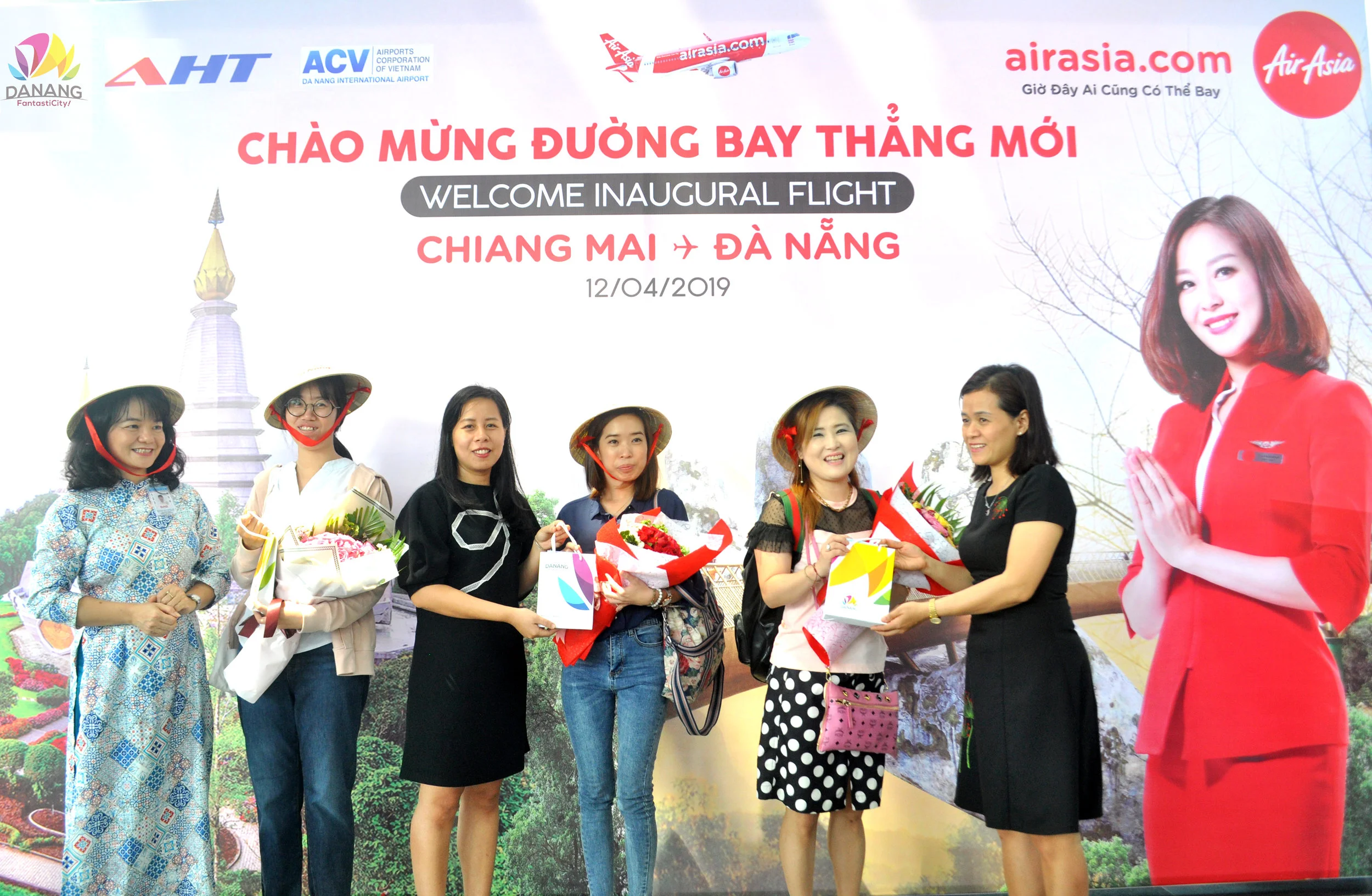 Đà Nẵng chào đón chuyến bay AirAsia đầu tiên từ Chiang Mai
