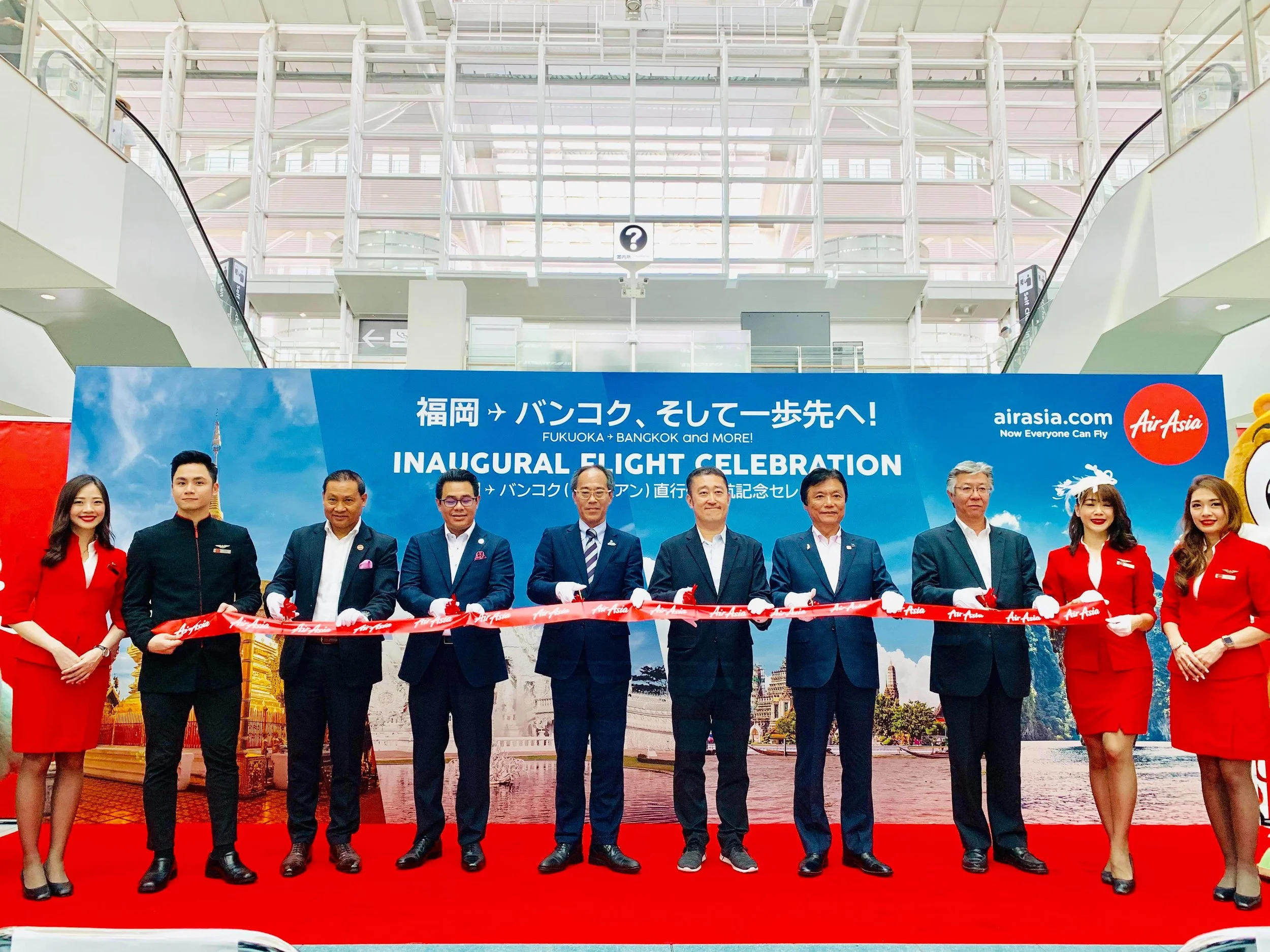 Thai AirAsia X Celebrates Inaugural Flight Don Mueang-Fukuoka!