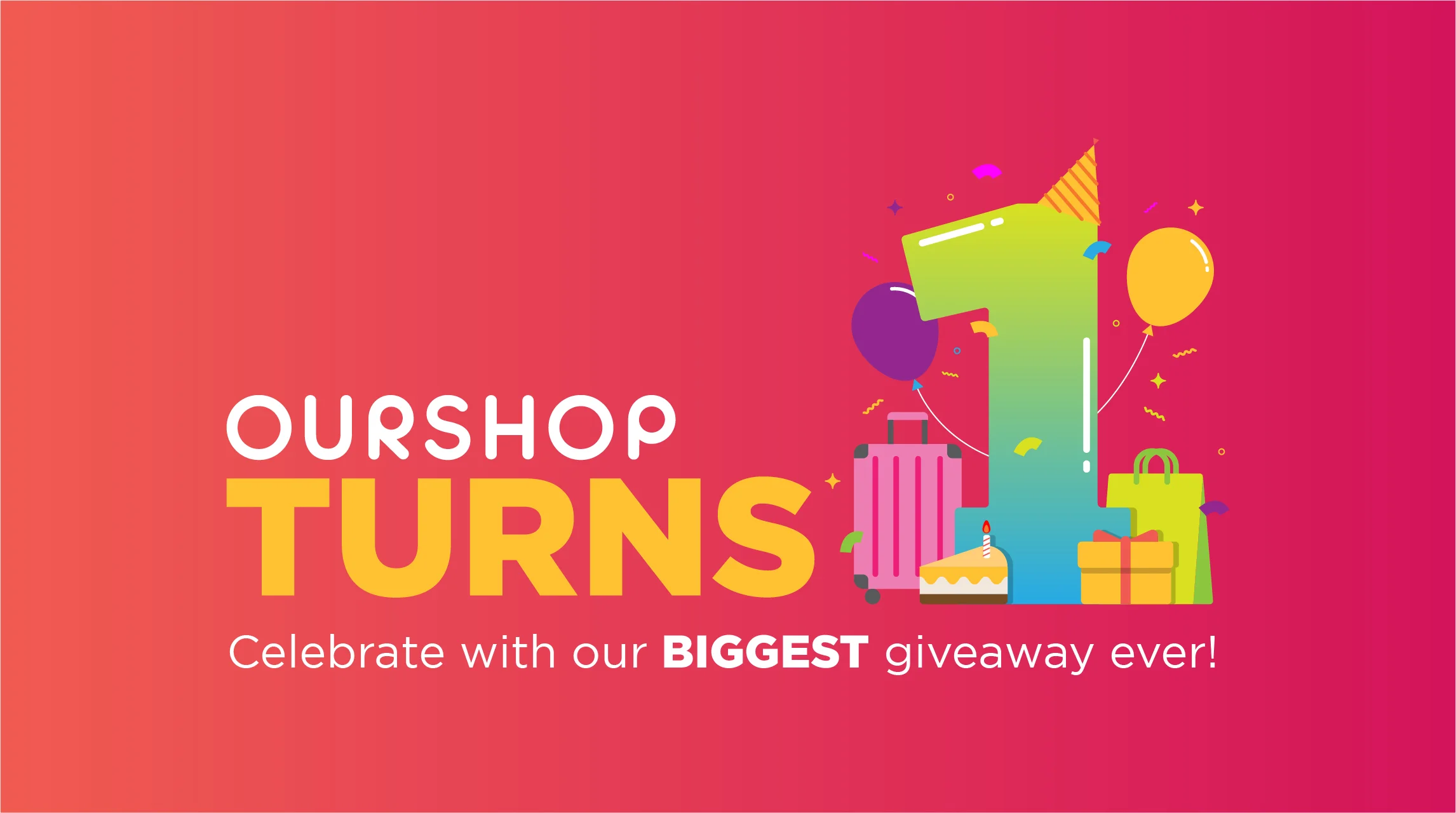 FLASH SALE: OURSHOP celebrates 1st birthday