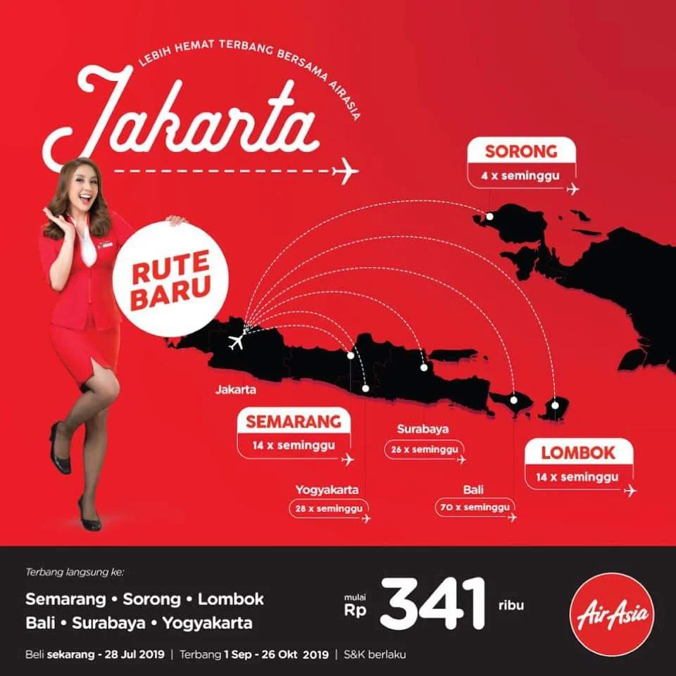 AirAsia Kembangkan Konektivitas Domestik dari Jakarta