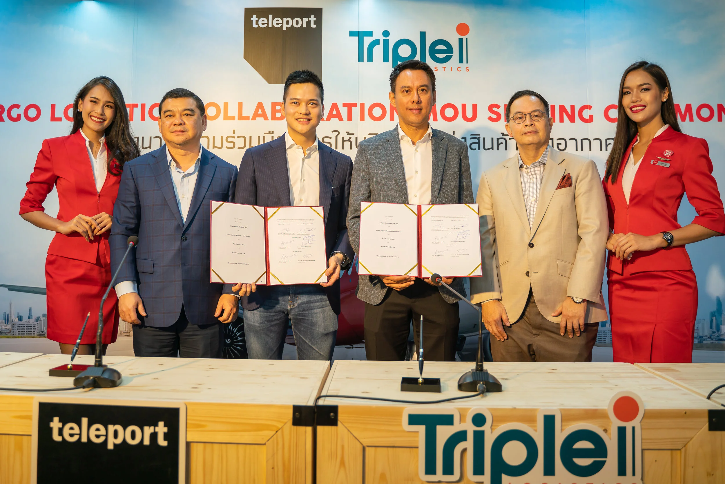 Teleport and Triple i Logistics sign MoU for Thailand JV