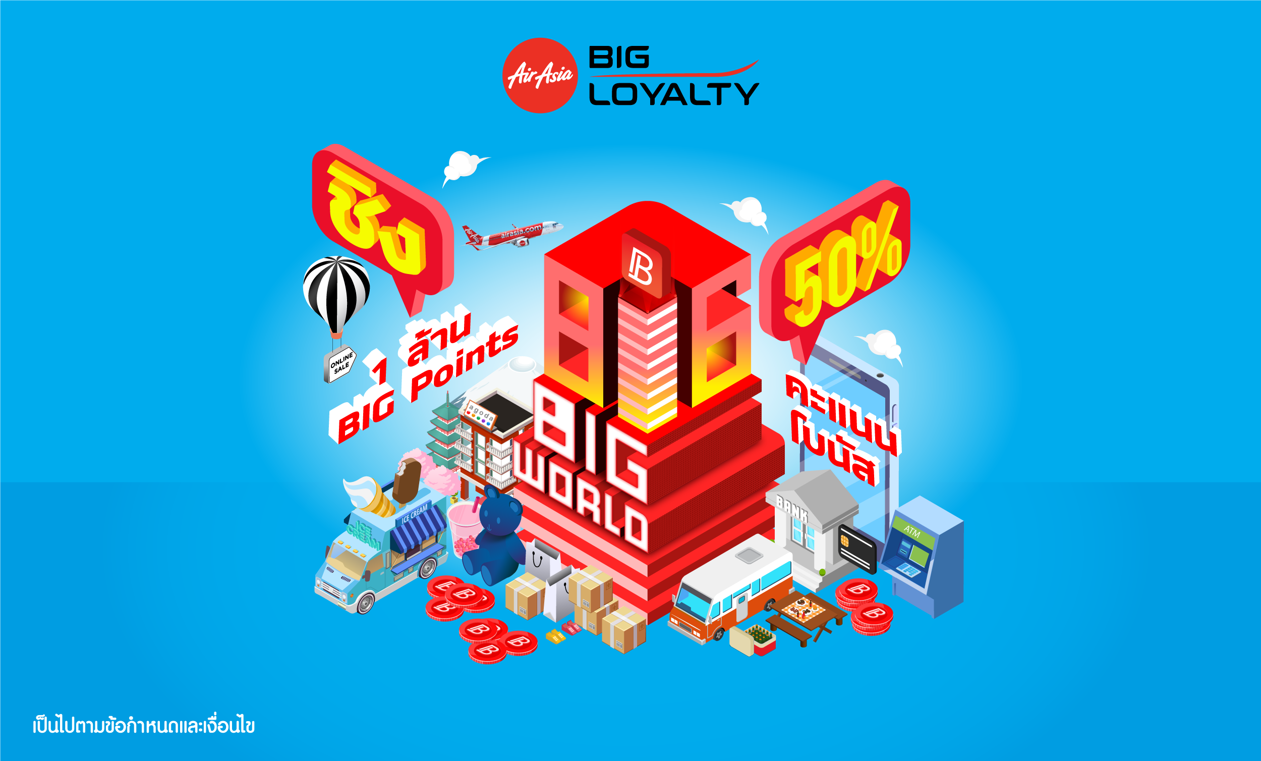 AirAsia BIG เปิดตัวแคมเปญ BIG Day  ฉลองสมาชิกครบ 22 ล้านคน พร้อมแจกรางวัลใหญ่  1 ล้าน BIG Points