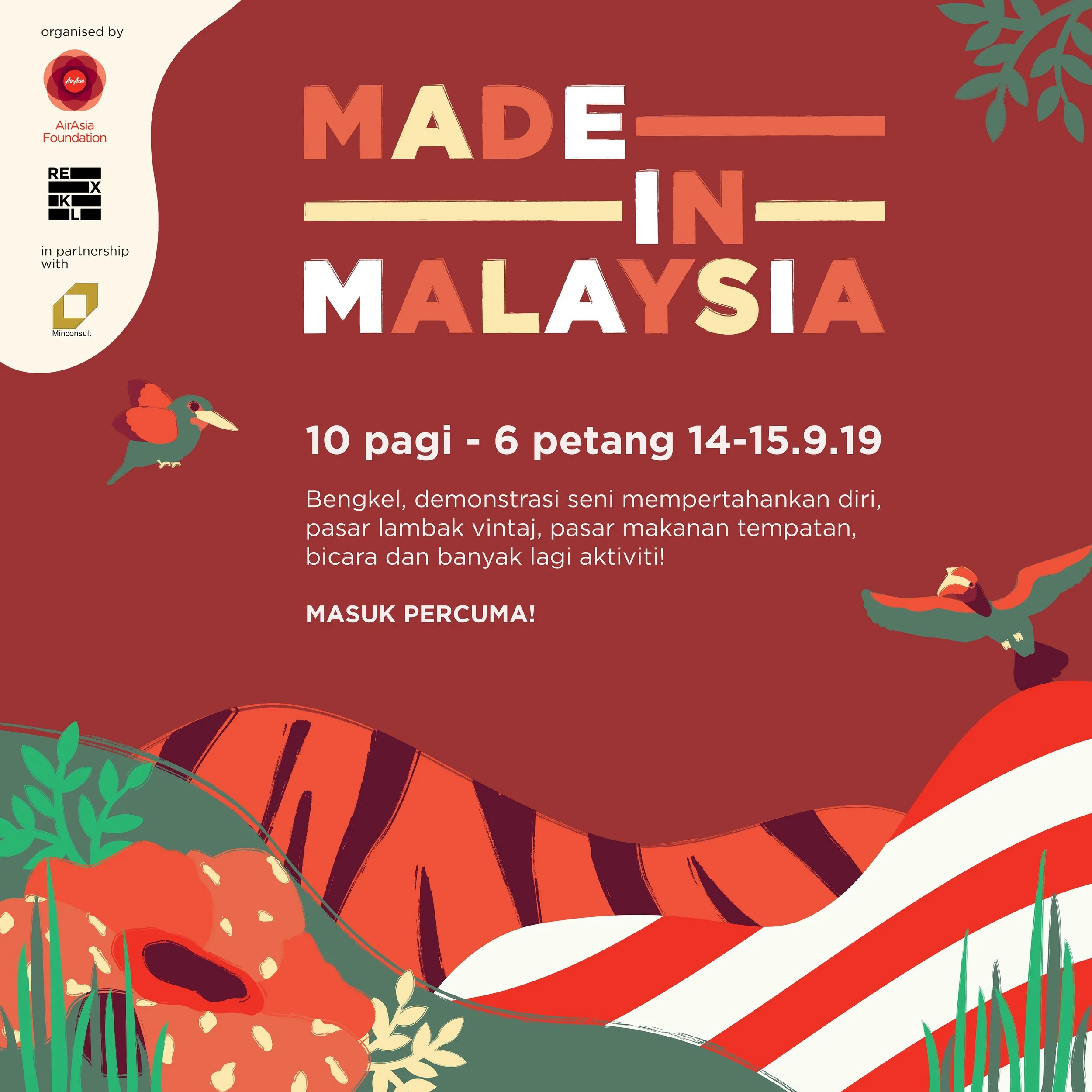 AirAsia Foundation dan REXKL rai Hari Malaysia dengan festival Made-in-Malaysia