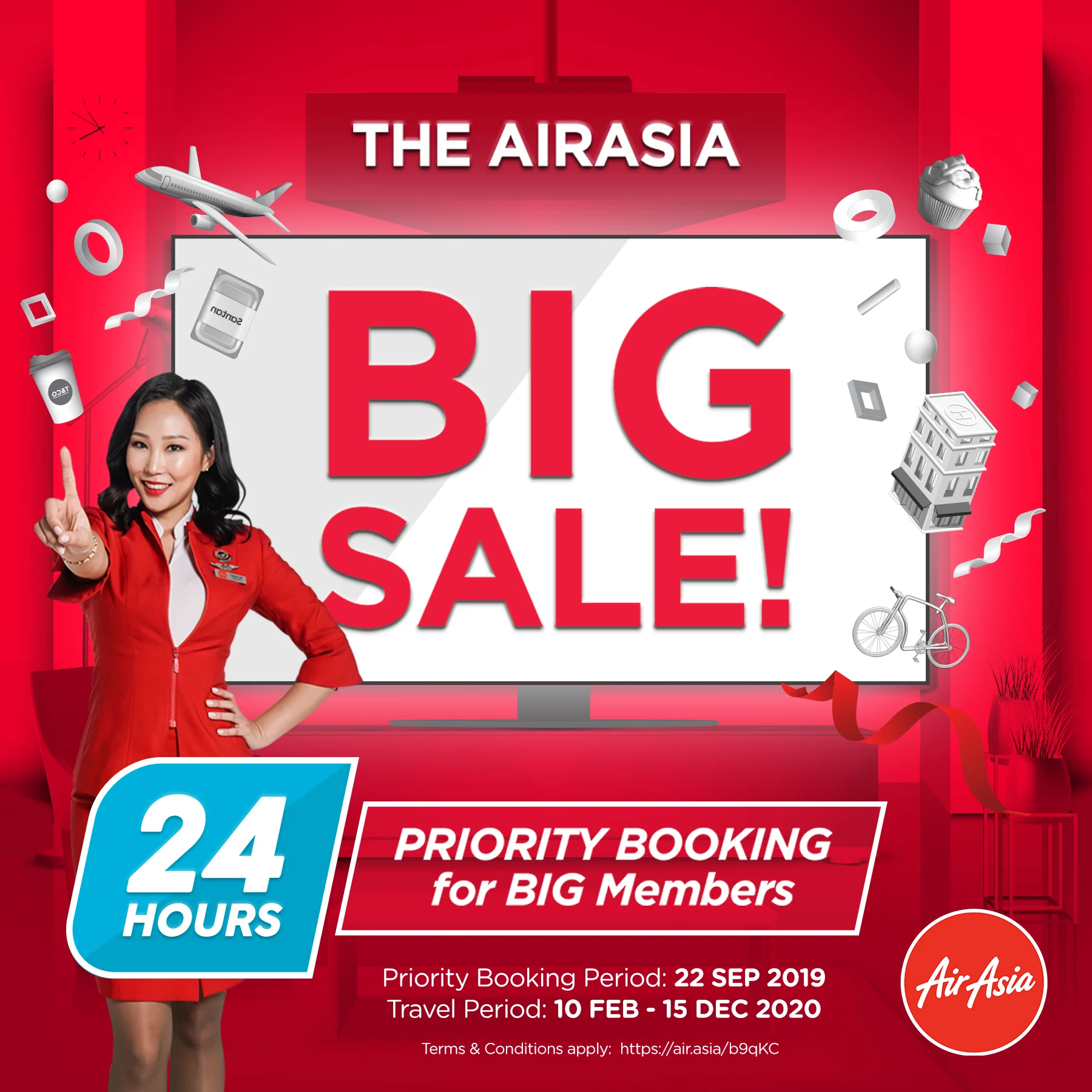 AirAsia celebrates 600 million guests flown with BIG Sale