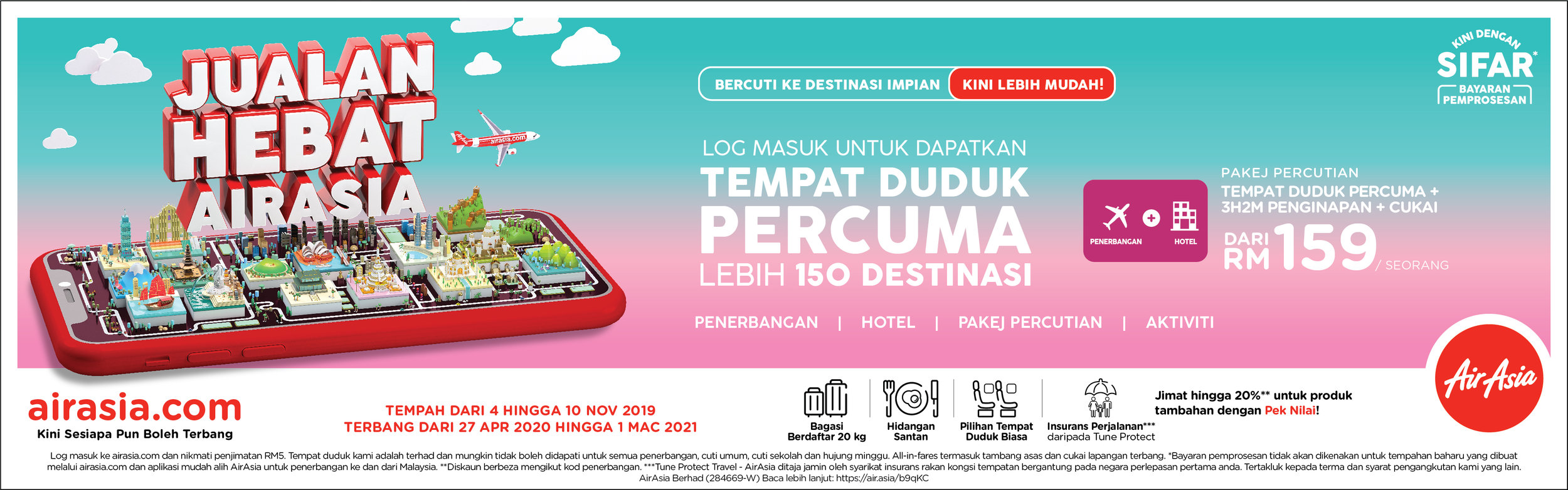 AirAsia akhiri tahun 2019 dengan jualan hebat